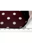 Жаккард хлопковый с люрексом Винная в горошек TRC H34/4 L70 11122533