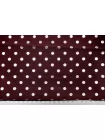 Жаккард хлопковый с люрексом Винная в горошек TRC H34/4 L70 11122533