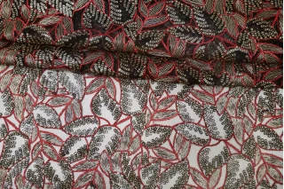 Сетка с вышивкой и пайетками Птицы TRC H37 О11 11122543