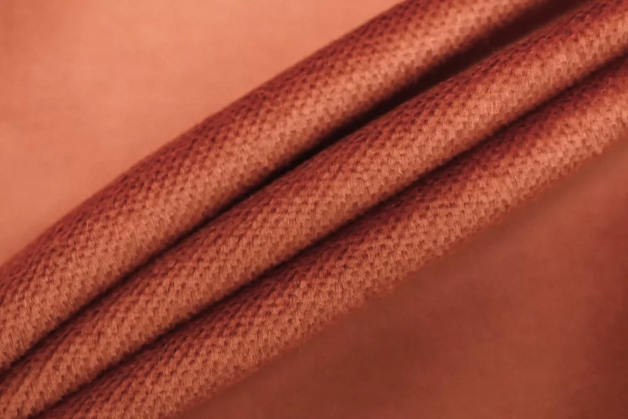 Бархат хлопковый костюмный Терракотовый TRC H19/4 K30 11122544