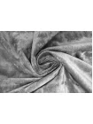 Бархат-стрейч хлопковый варёный костюмный Серый TRC H19/8 К40 11122546