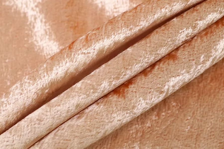 Бархат вискозный на шёлке Персиковый TRC H19/9 К20 11122548