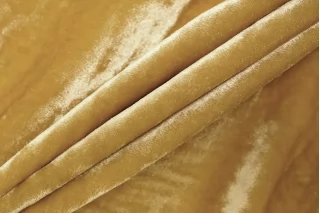 Бархат вискозный на капроне FORTE FORTE Горчичный TRC H003 U77 11122549