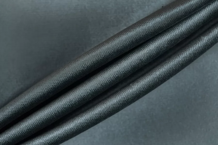 Бархат хлопковый костюмный Приглушённый бирюзово-серый TRC H19/8 К40 11122550