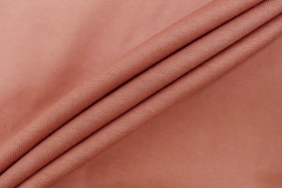 Трикотаж хлопковый мерсеризованный кулирка тонкий Приглушённо-коралловый TRC H38/6 P40 11122556