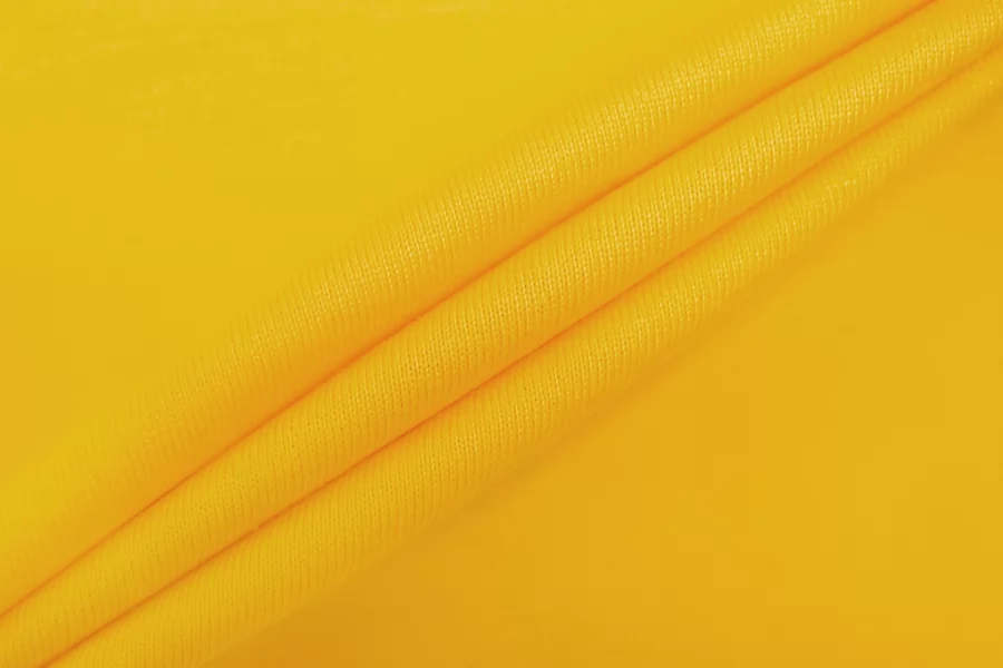 Трикотаж хлопковый мерсеризованный кулирка плотная FENDI Жёлтый TRC H003 U77 11122558