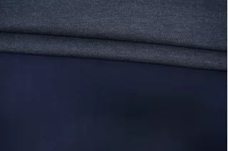 Джерси хлопковый двусторонний FENDI Сине-серый TRC H47/6 X50 11122564