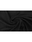 Хлопковый фактурный трикотаж Чёрный TRC H41/3 W70 11122575