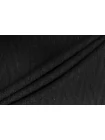 Хлопковый фактурный трикотаж Чёрный TRC H41/3 W70 11122575