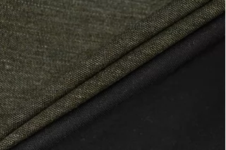 Джерси вискозный двусторонний SIMONETTA Серо-зелёный TRC H47/7 X60 11122584