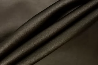 Атлас костюмный хлопковый с вискозой TOM FORD Тёмный хаки TRC H10/9 E70 12122520