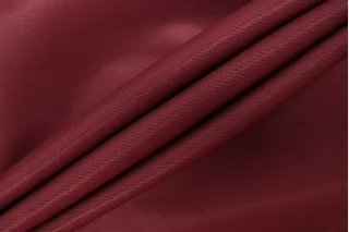 Атлас костюмный хлопковый Вишнёвый TRC H10/7 E55 12122533