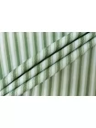 Хлопок-стрейч костюмный LA PERLA Зелёно-голубая полоска TRC H11/1 A70 12122536