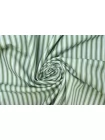 Хлопок-стрейч костюмный LA PERLA Зелёно-голубая полоска TRC H11/1 A70 12122536