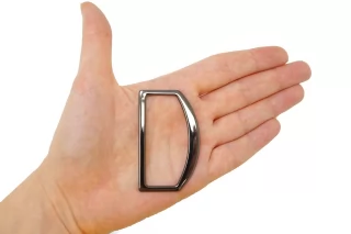 Полукольцо металл темный никель 35х55 мм (V-3) 15112515