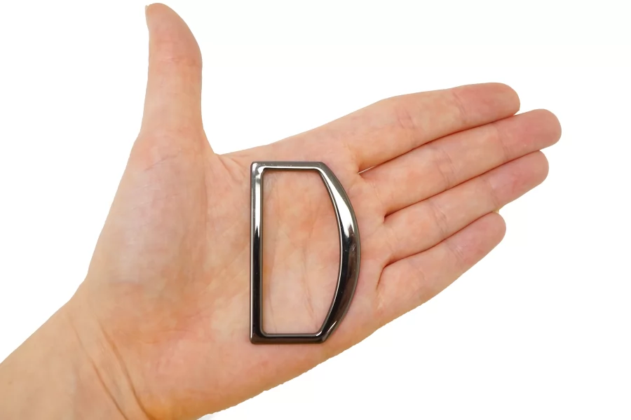 Полукольцо металл темный никель 35х55 мм (V-3) 15112515