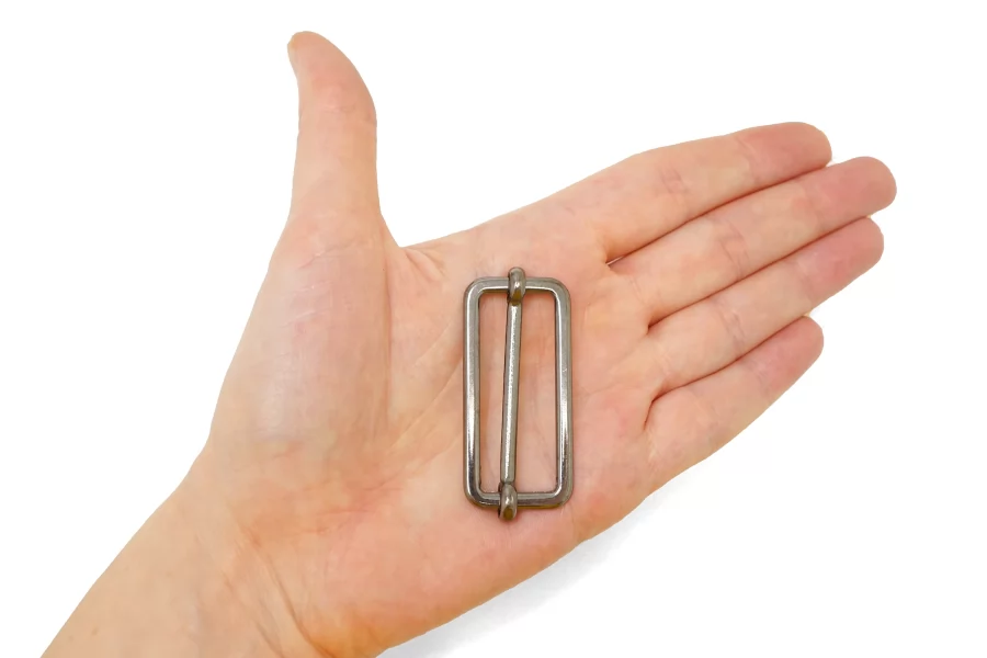 Регулятор длины ремня темный никель 20х45 мм (V-3)  15112516