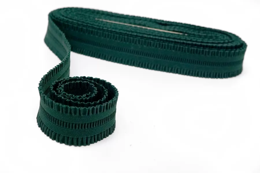 Резинка поясная  фактурная  3,5 см Зеленая   SHC40 17022609