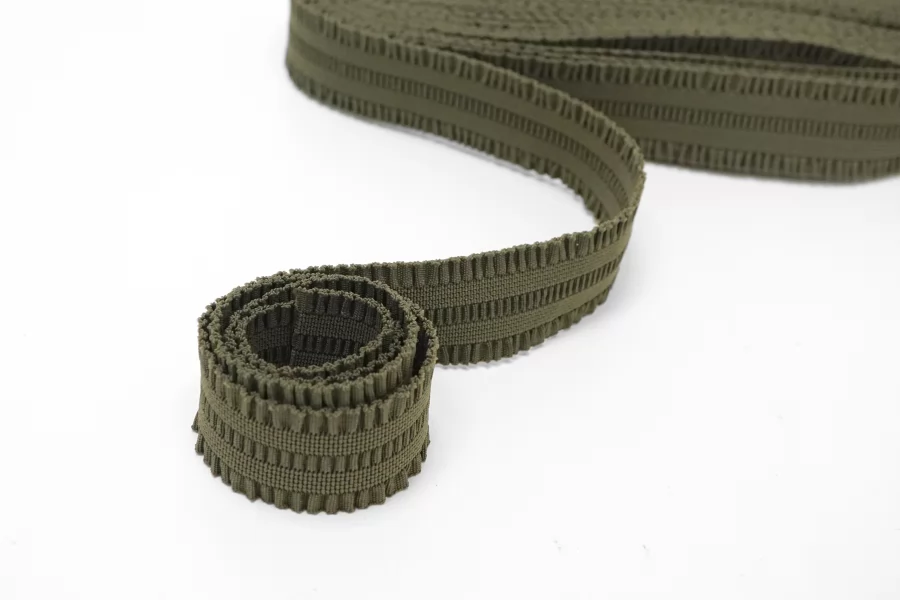 Резинка поясная  фактурная  3,5 см  Хаки   SHC40 17022610