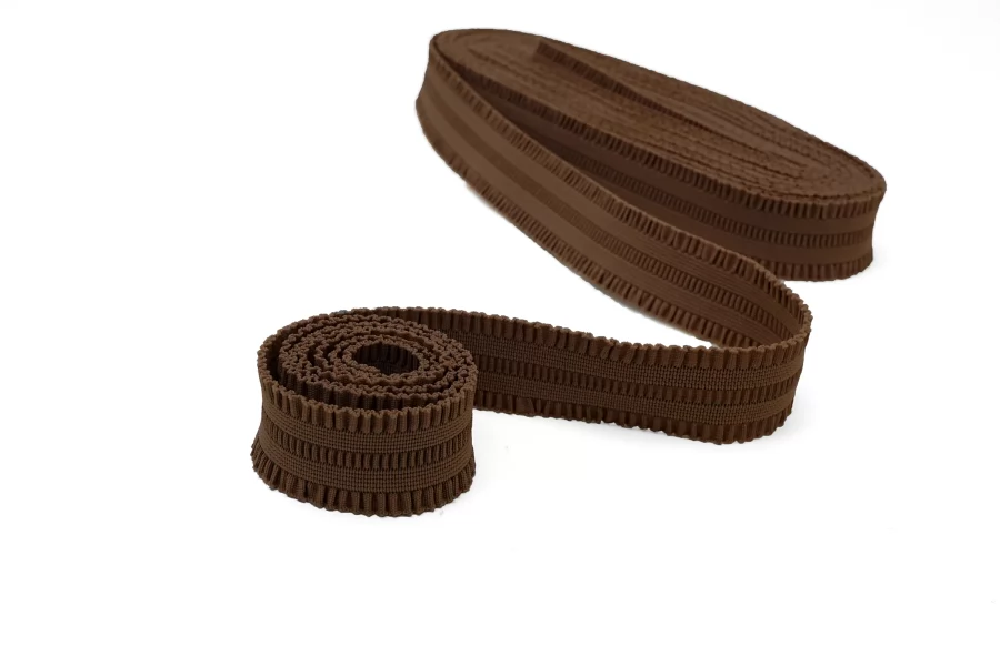 Резинка поясная  фактурная  3,5 см  Коричневая   SHC40 17022611