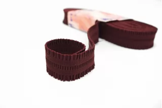 Резинка поясная  фактурная  3,5 см  Винная  SHC40  17022613