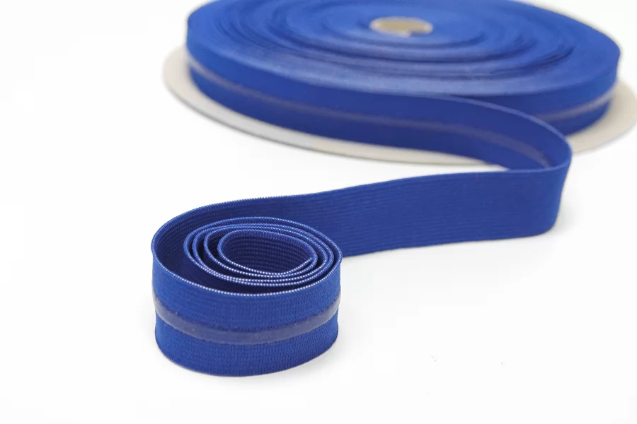 Резинка с силиконом 3 см  синий   SHC40 17022618