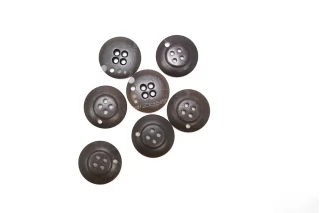 Пуговица  пластик  22 мм Коричневая (R-3) 17112529