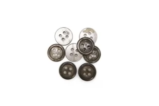 Пуговица  пластик  12 мм  Хаки  (R-3)  17112540