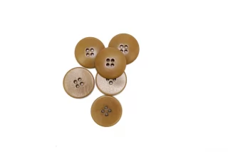 Пуговица  пластик  25 мм Бежевая (R-3)  17112546