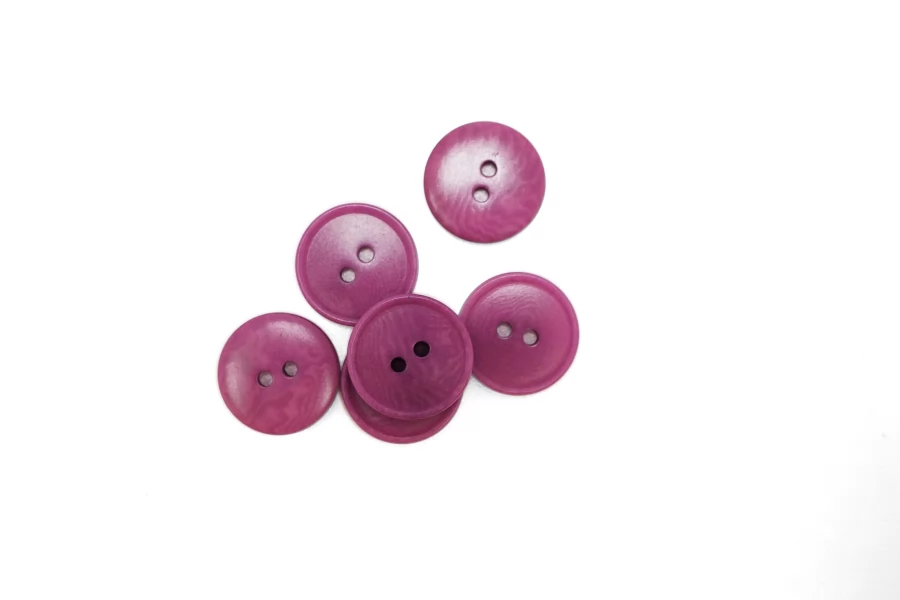 Пуговица  пластик  18 мм Фуксия (M-3) 17112576