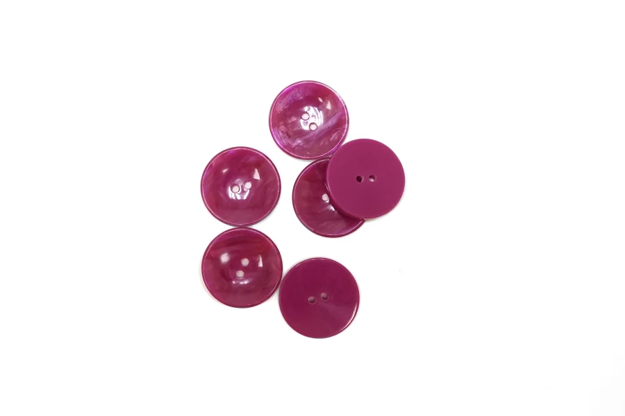 Пуговица  пластик  20 мм Фуксия (M-3) 17112578
