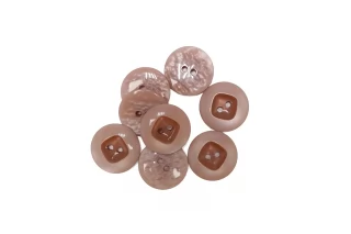 Пуговица костюмная пластик Пыльно розовый 20 мм (L-3) 26112597