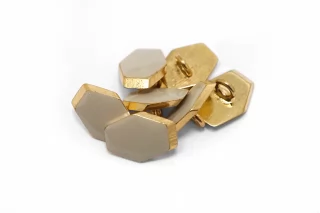 Пуговица  металлическая плательная  Серая 12 мм на 9 мм  (К-3)  27112531