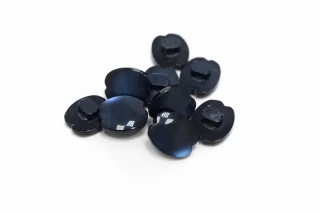 Пуговица пластиковая на ножке Синяя 12 мм на 10 мм ( J-3) 27112552