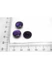 Пуговица пластиковая на ножке  Фиолетовая 12 мм  ( J-3)  27112557