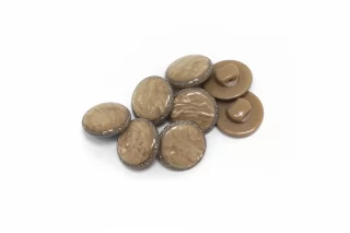 Пуговица пластиковая на ножке Бежевая 15 мм ( J-3) 27112558