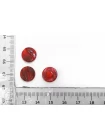 Пуговица пластиковая на ножке  Красная 10 мм  ( J-3)  27112564