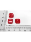 Пуговица пластиковая на ножке Красная 10 мм  ( J-3)  27112573