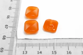 Пуговица пластиковая на ножке Оранжевая 10 мм   ( J-3) 27112575