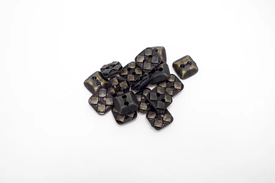 Пуговица пластиковая  Коричневая 10 мм  ( J-3)  27112577