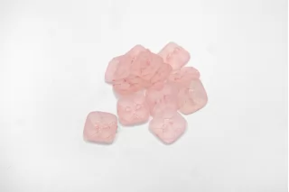 Пуговица пластиковая Розовая 10 мм  ( J-3)  27112579