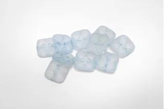 Пуговица пластиковая Голубая 12 мм  ( J-3)  27112580