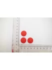 Пуговица пластиковая на ножке  Красная 18 мм  ( J-3)  27112582
