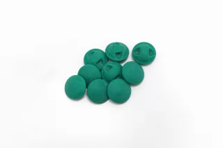 Пуговица пластиковая на ножке  Зеленая 11 мм  ( J-3)  27112584