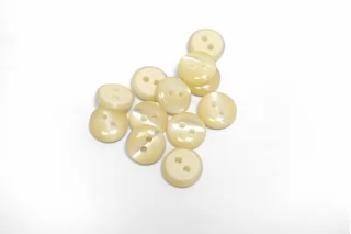 Пуговица пластиковая Молочная 11мм  ( J-3)  27112588