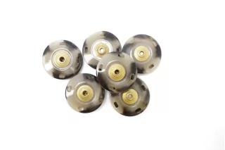 Кнопка пришивная серая под рог 22 мм (N2) 29012602