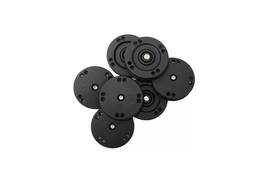 Кнопка пришивная черная 22 мм (N2) 29012607