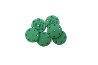 Кнопка пришивная зеленая 20 мм (N2) 29012610