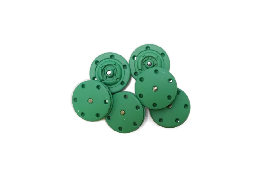 Кнопка пришивная зеленая 20 мм (N2) 29012610