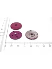 Кнопка пришивная фуксия  22 мм (N2) 29012612